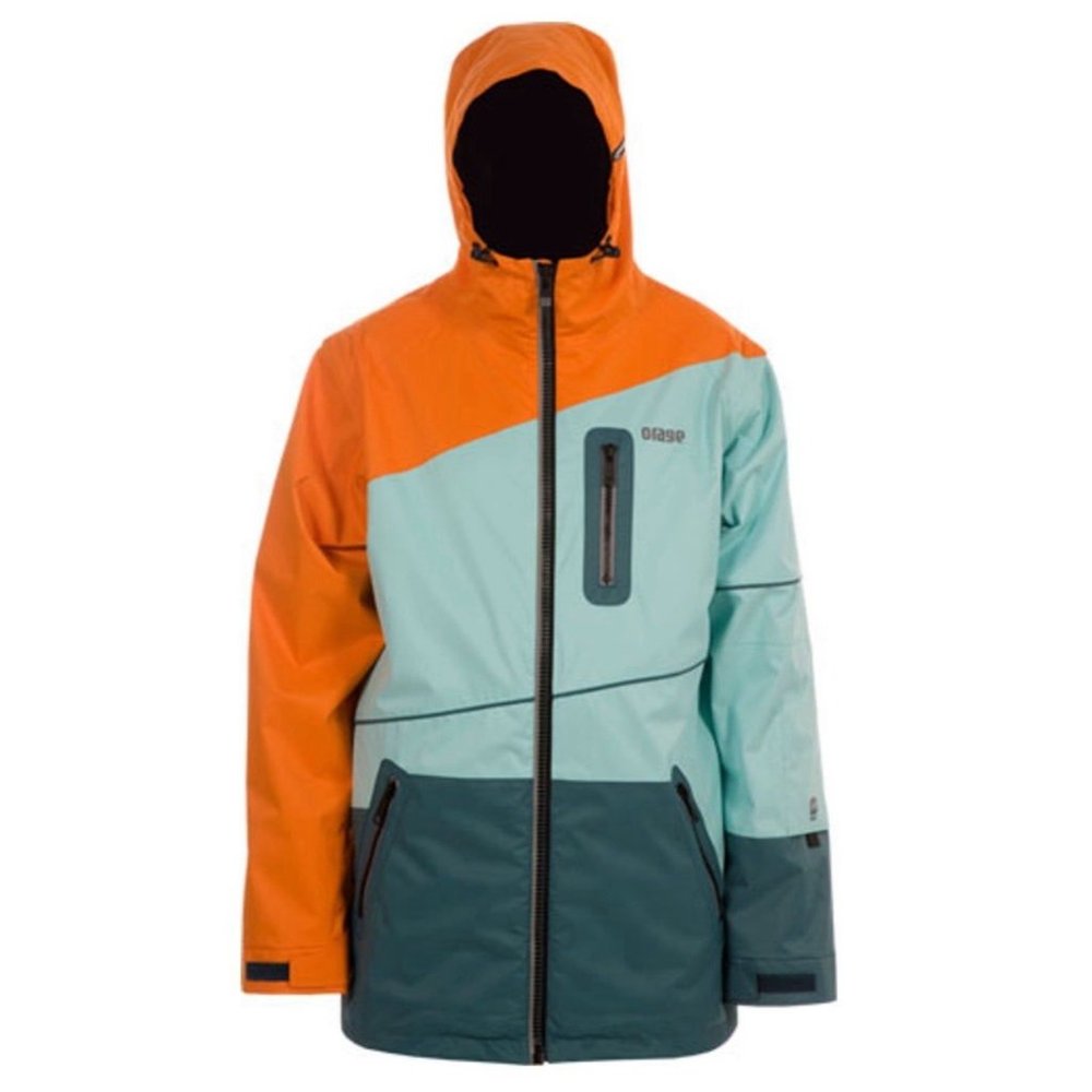 ORAGE Men's Xavier Pro Insulated Shell Ski Jacket Weatherproof Fleece Lined